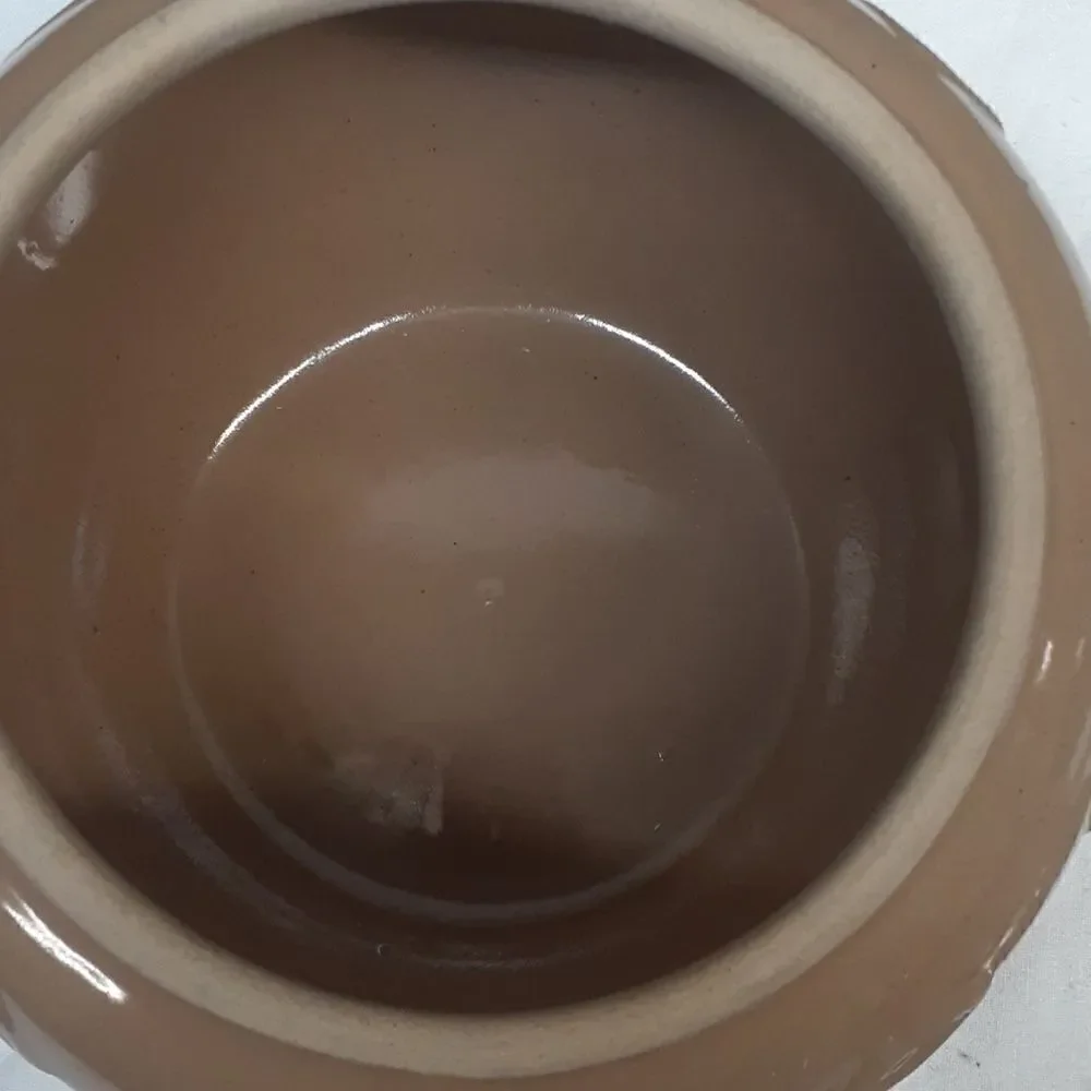 Monmouth Native American design cookie‎ jar/Bean pot by Western stoneware